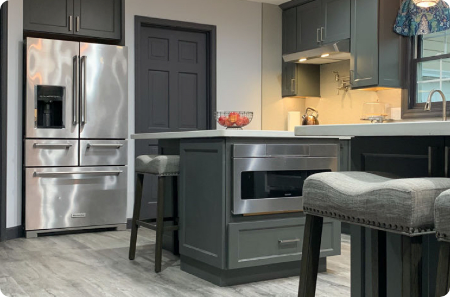 Accessible Kitchen Layouts Design a kitchen that is both beautiful and easy to navigate. Functional, adaptable, and perfectly suited to your needs.