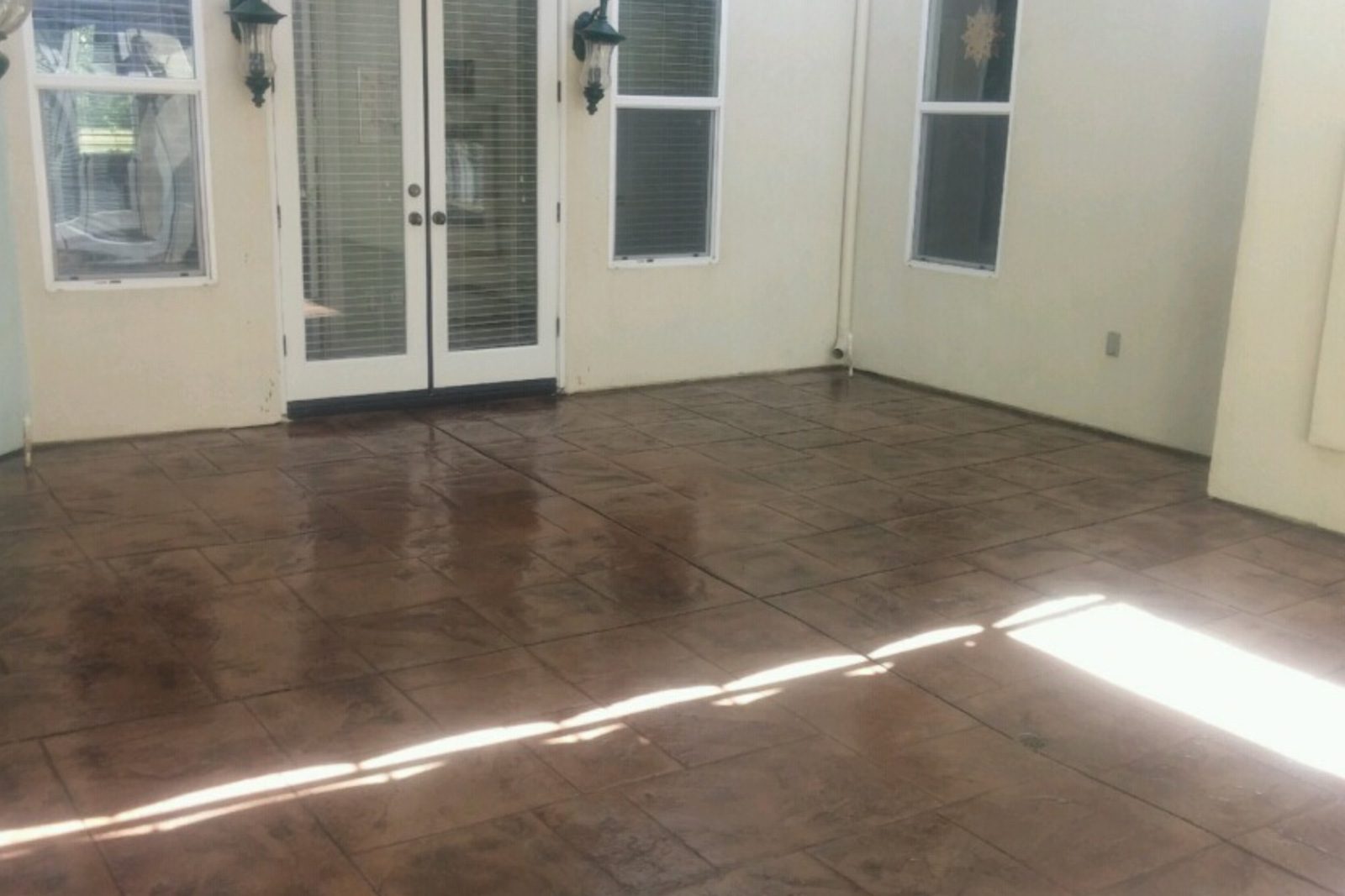 Stamped Concrete Refinishing