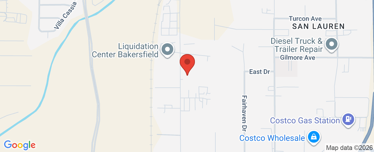 Map showing 3154 Landco Dr. #D, Bakersfield, CA, 93308