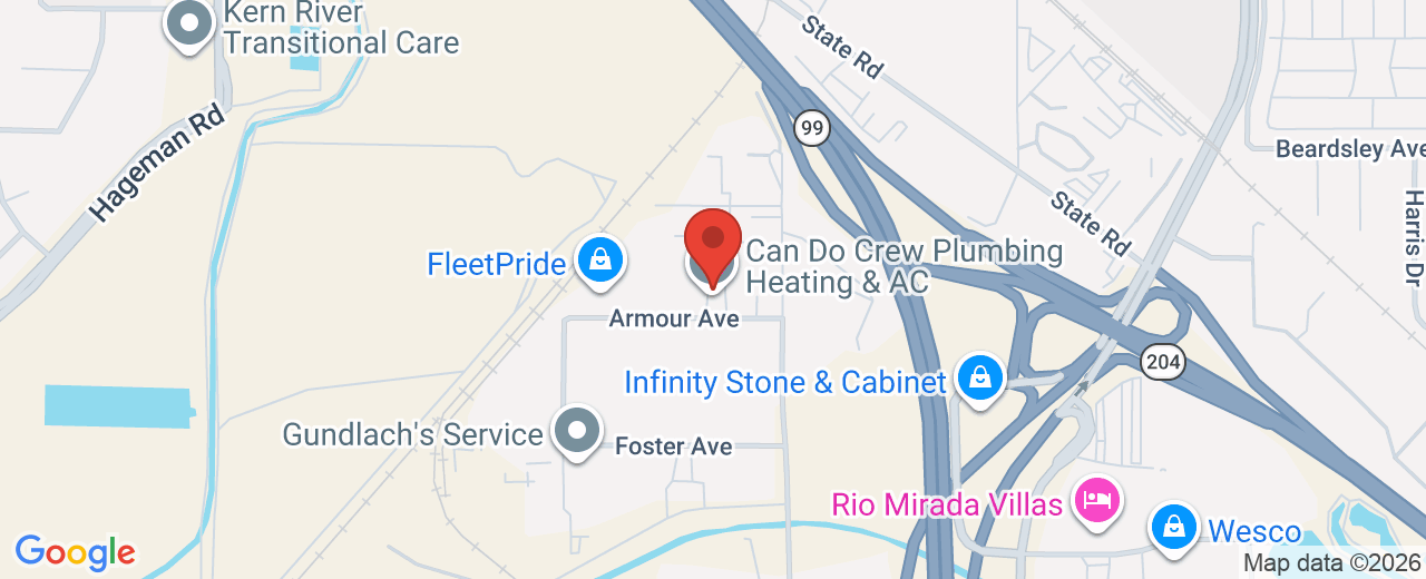 Map showing 4204 Armour Ave., Bakersfield, CA, 93308