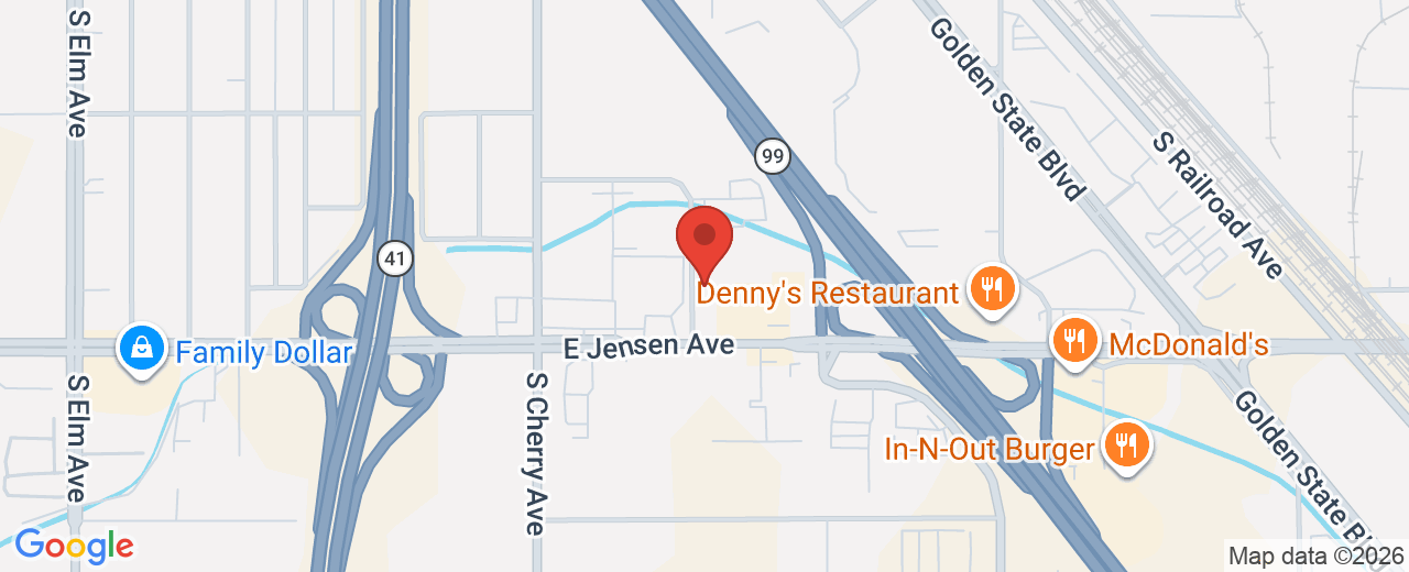 Map showing 2575 S SARAH ST, FRESNO, CA, 93706